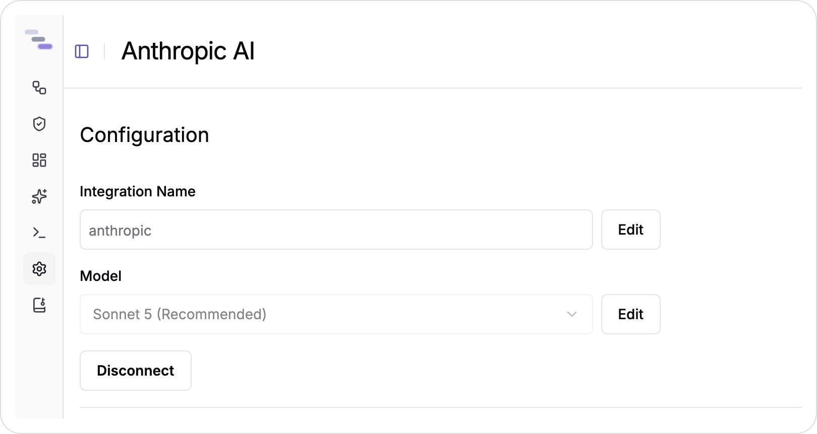 Configure Anthropic AI Integration