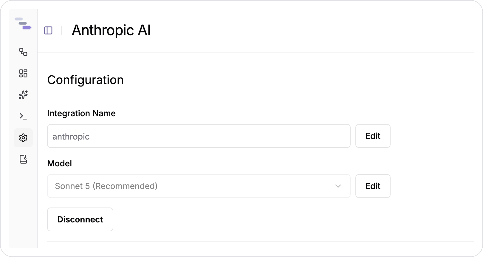 Configure Anthropic AI Integration