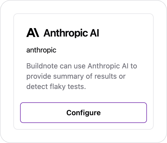 Anthropic AI Integration Connected