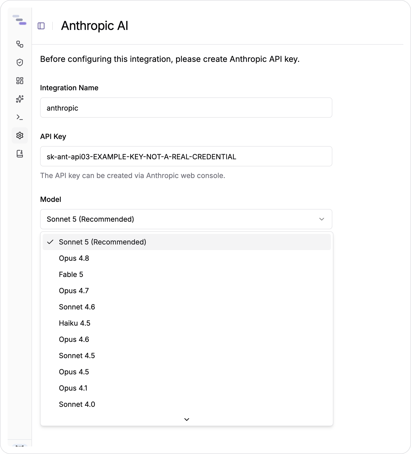 Anthropic AI Model List