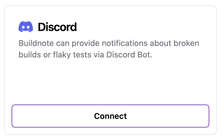 Connect Discord Integration