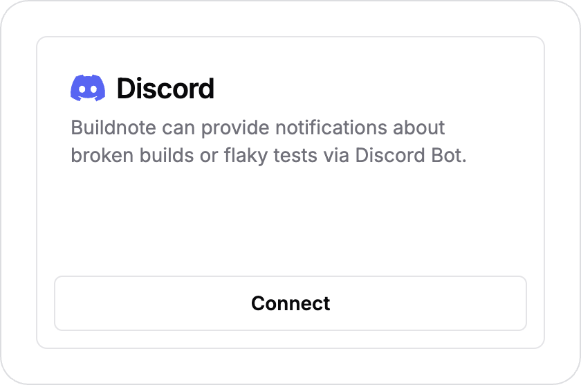 Connect Discord Integration