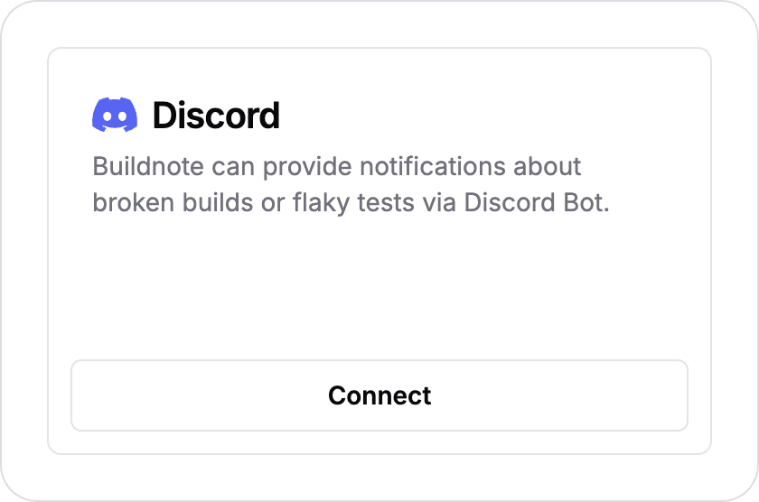 Connect Discord Integration