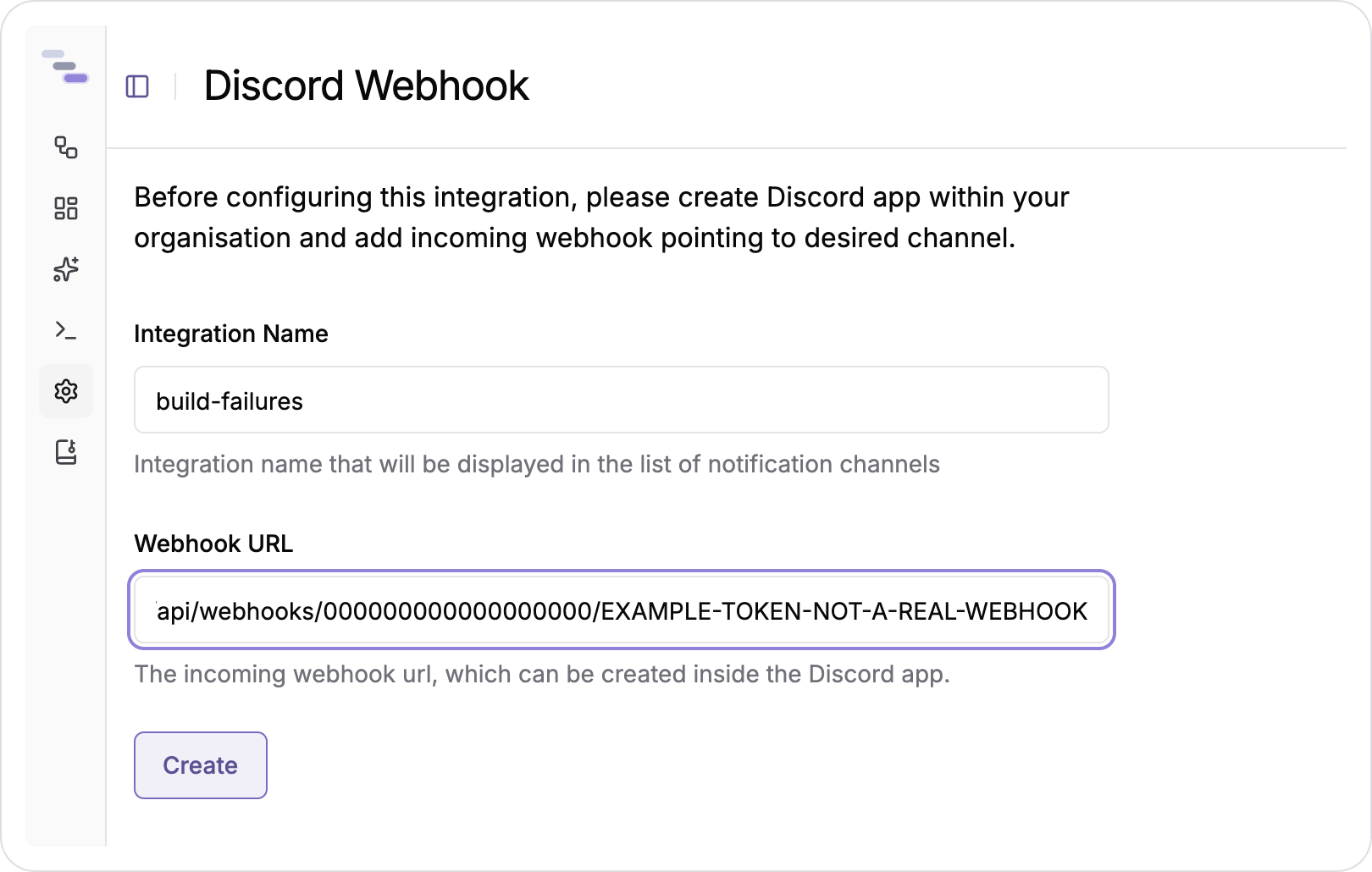 Discord Webhook Configure