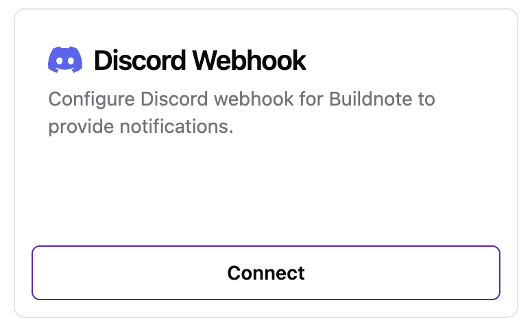 Discord Webhook Create