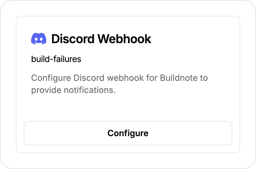 Discord Webhook Integration Connected
