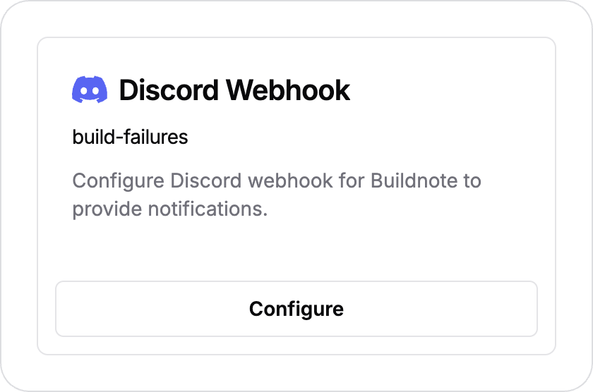 Discord Webhook Integration Connected