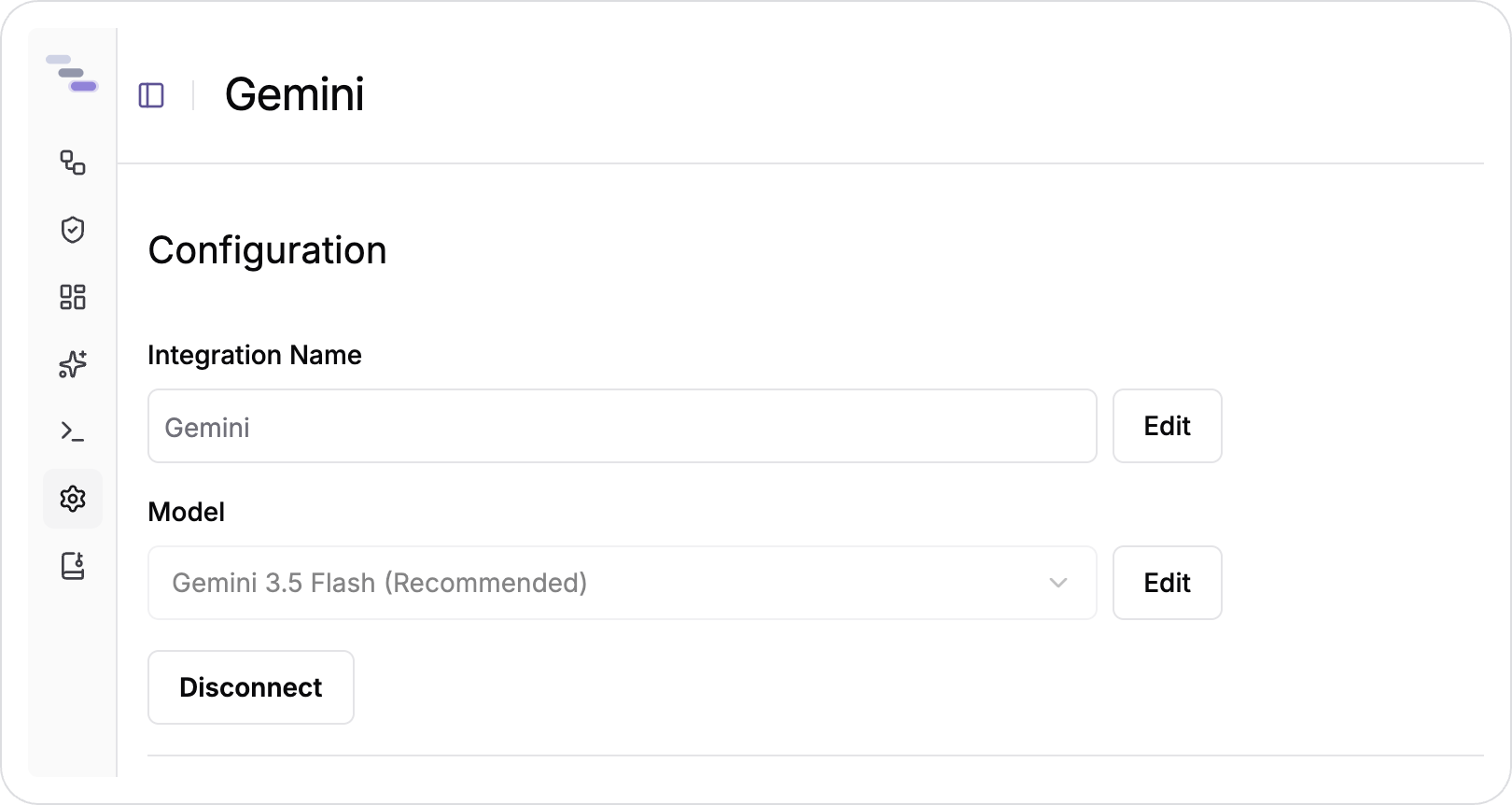 Configure Gemini Integration