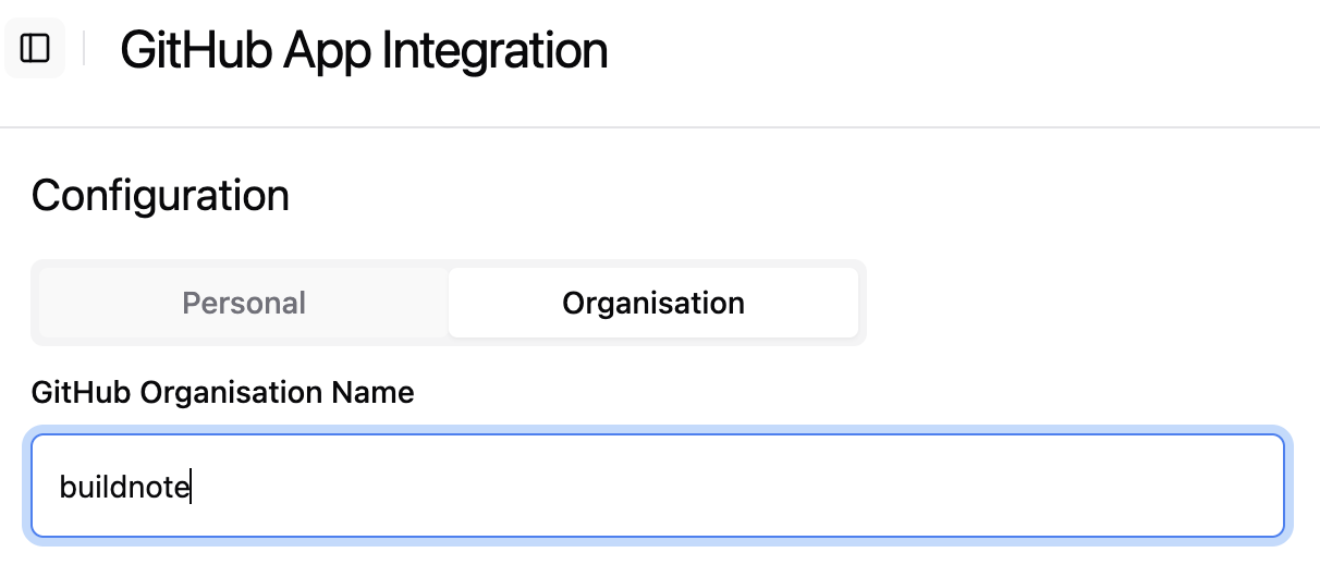 Create GitHub Integration