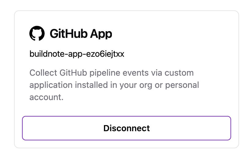 GitHub Integration Connected
