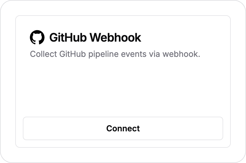 Connect GitHub Webhook Integration