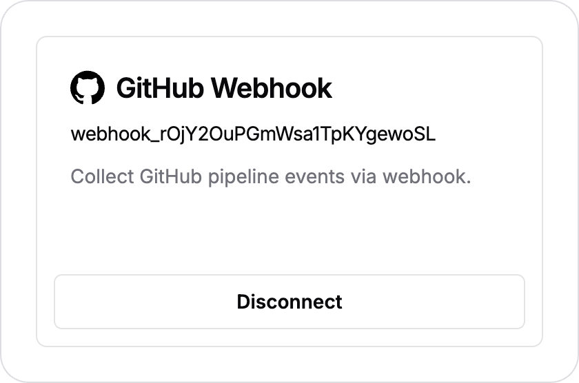 GitHub Webhook Integration Connected