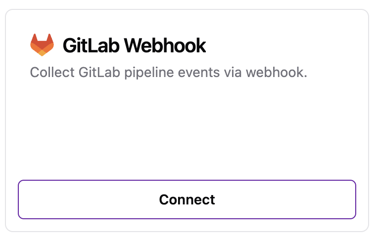 Connect GitLab Webhook Integration