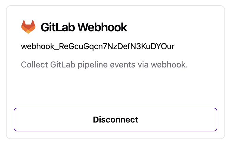 GitLab Webhook Integration Connected