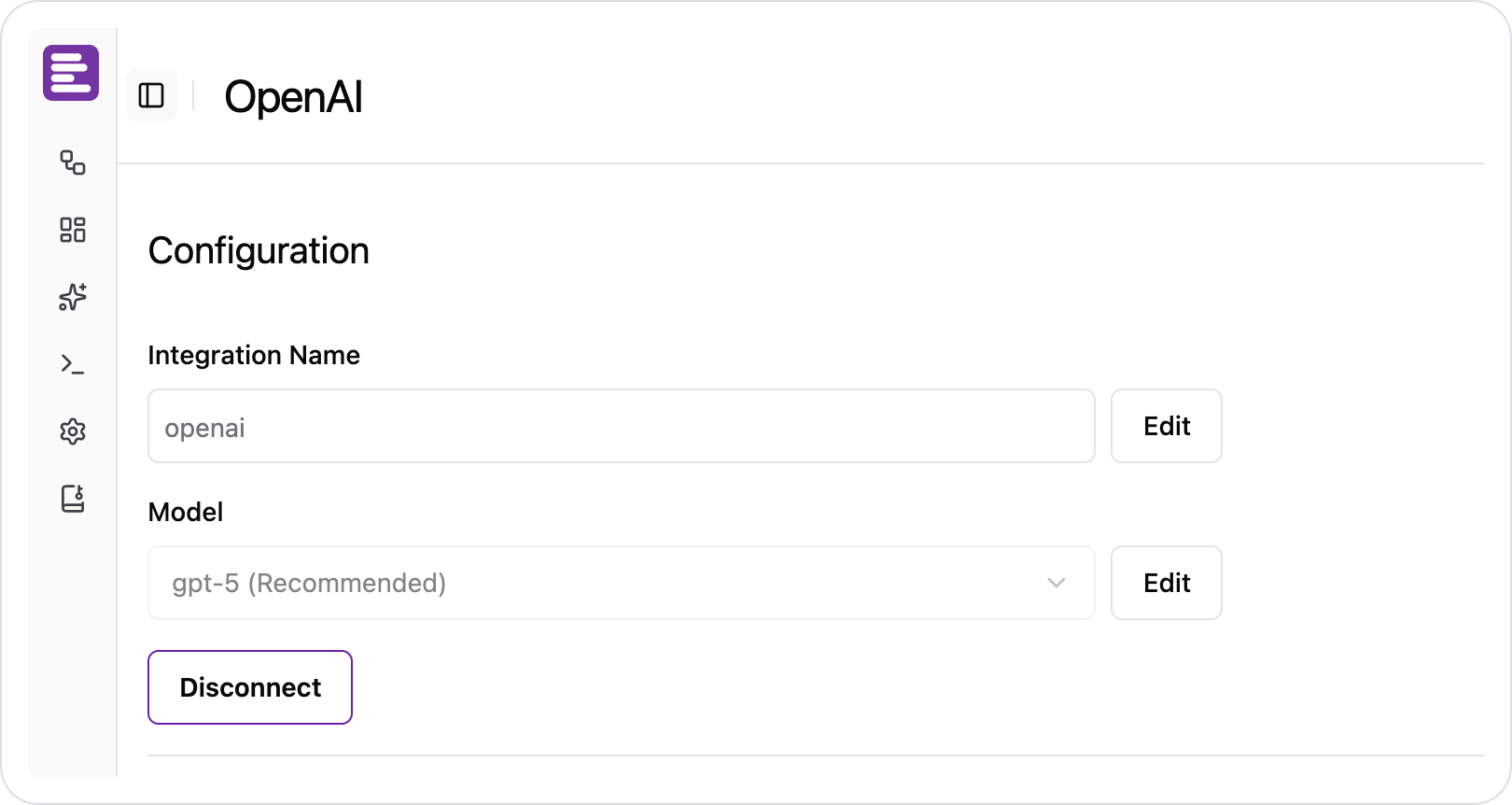 Configure OpenAI Integration