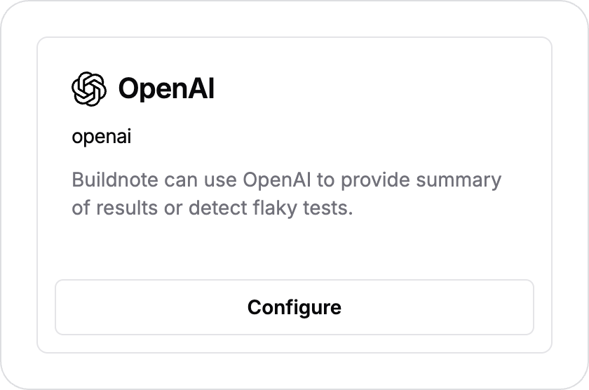 OpenAI Integration Connected