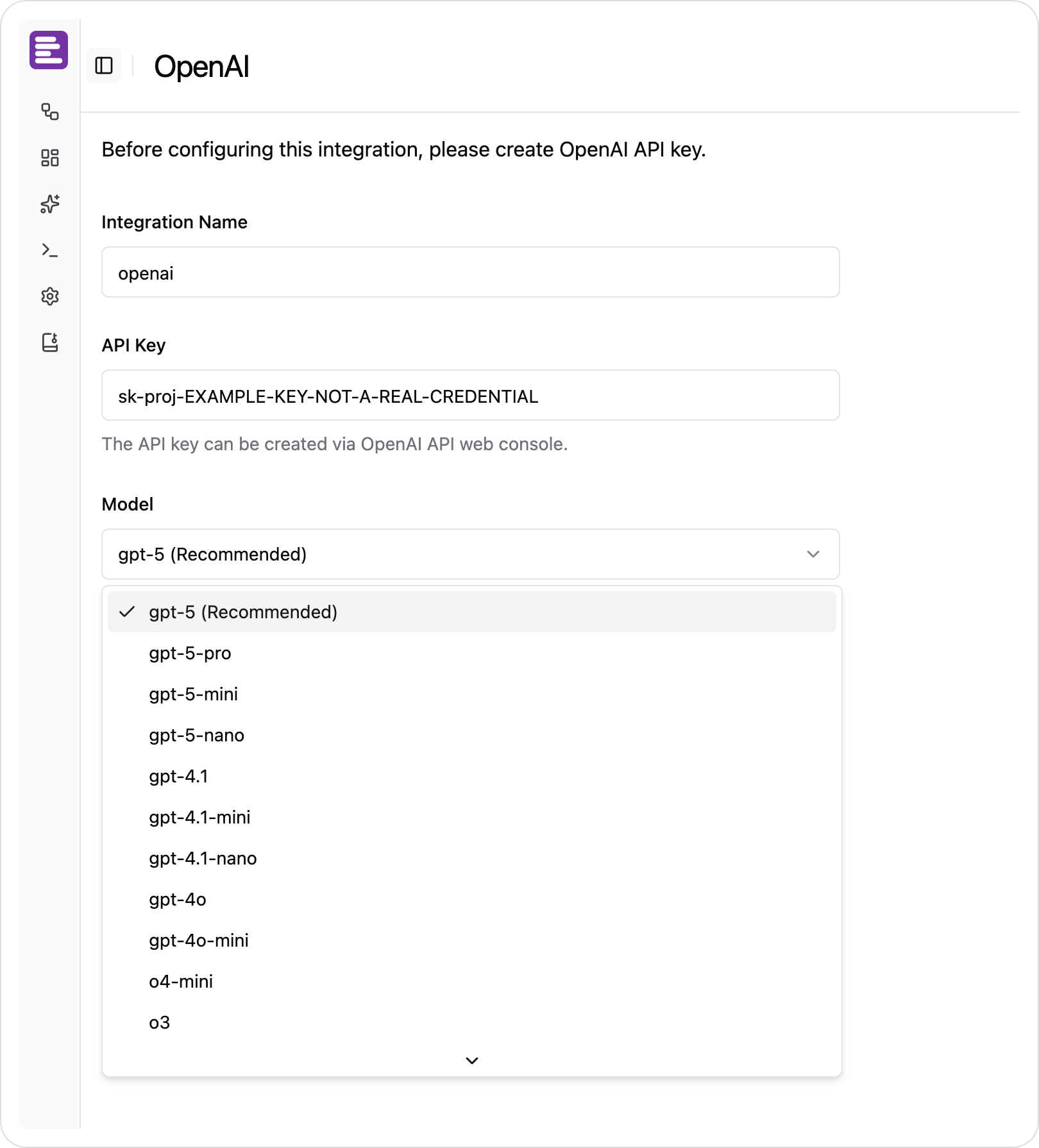 OpenAI Model List