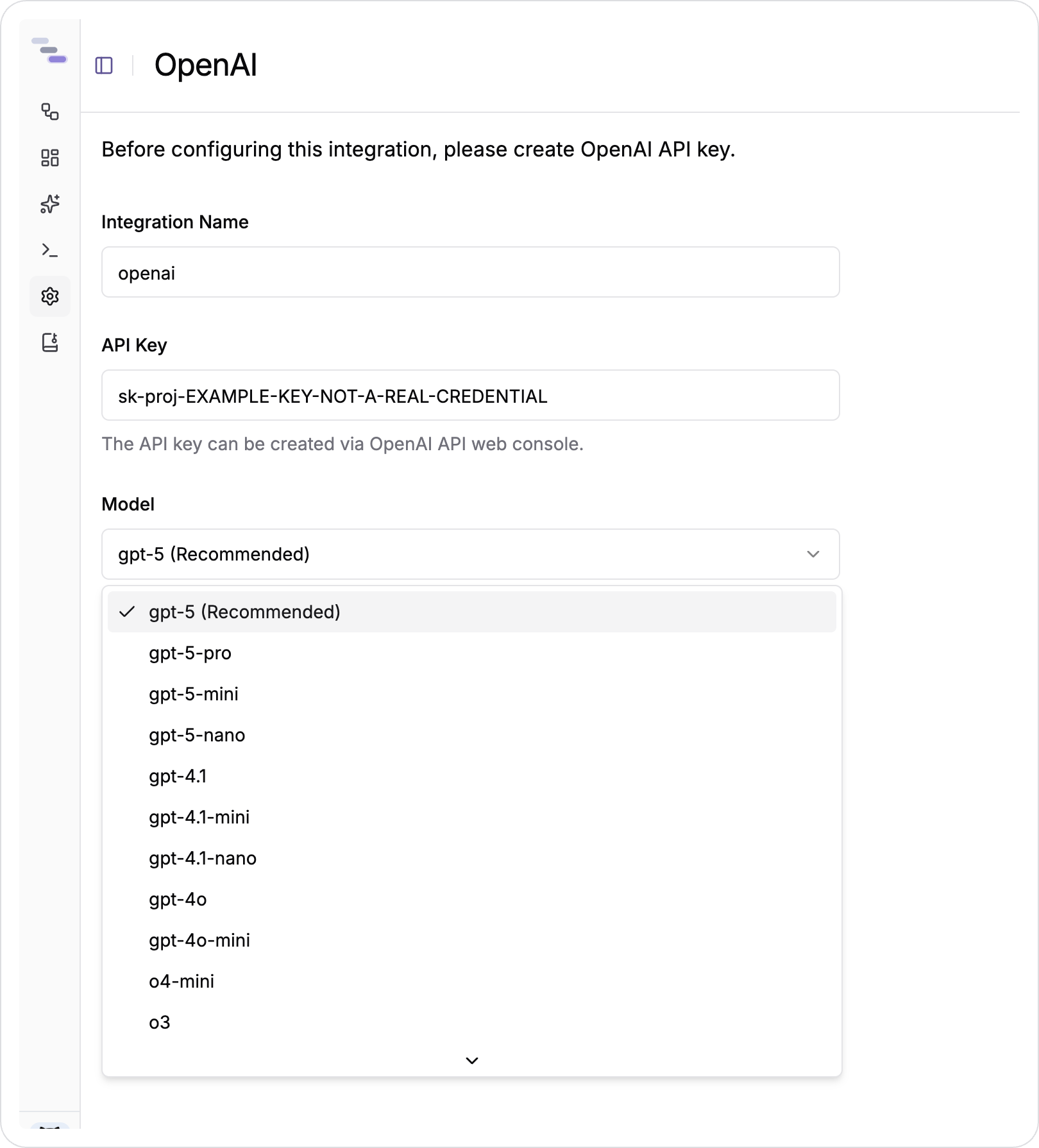 OpenAI Model List