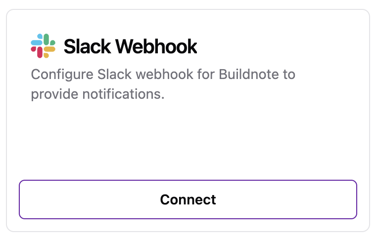 Slack Webhook Create